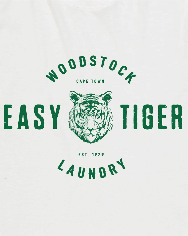 KIDS TEES T-SHIRT - EASY TIGER GREEN