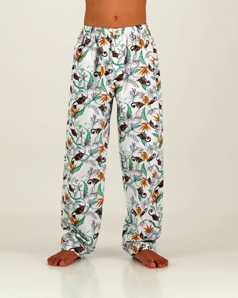 Kids' Lounge Pants & Pyjama Bottoms - Nag Apies White