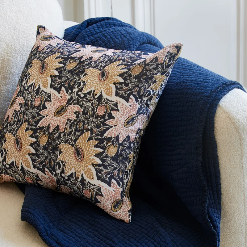 Housse de coussin KEYA encre