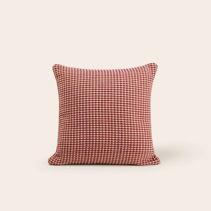 Housse de coussin MIKENO orange et violine