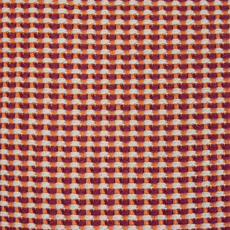 Housse de coussin MIKENO orange et violine