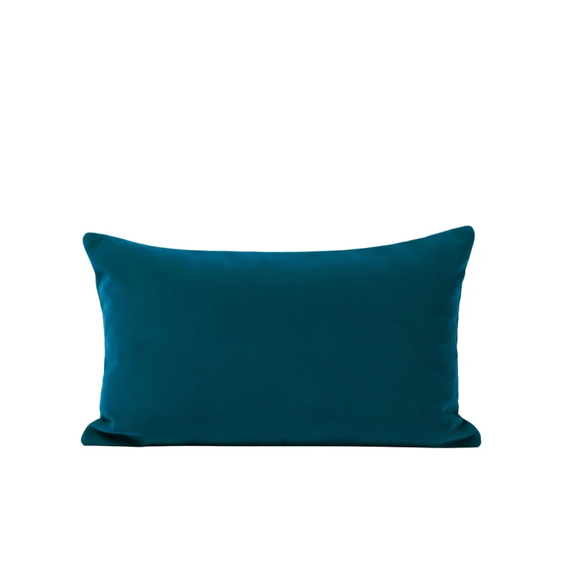 Housse de coussin MATIA bleu canard