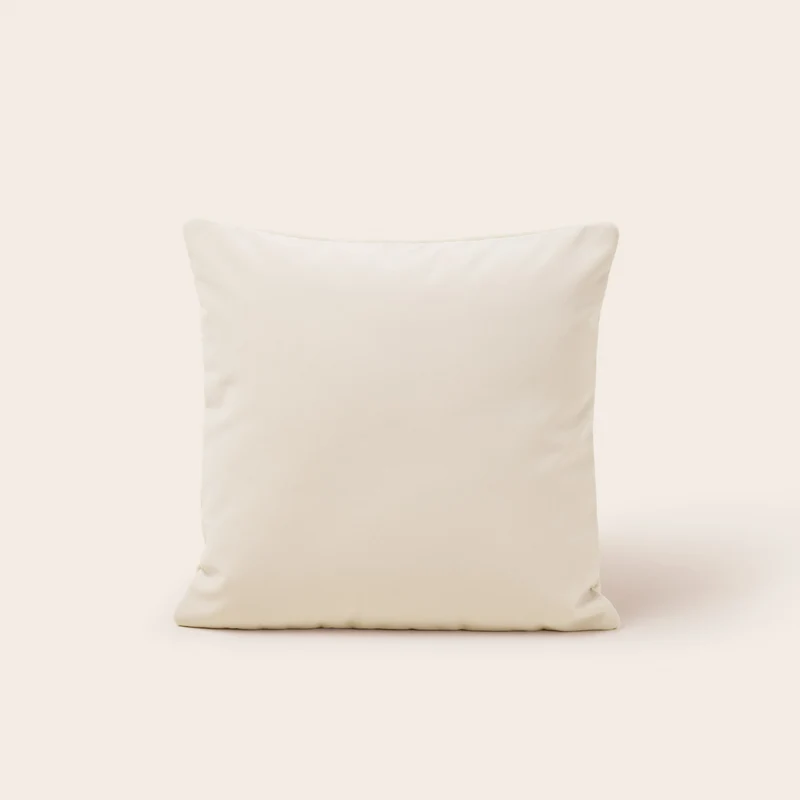 Housse de coussin MATIA craie blanche