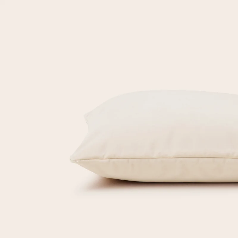 Housse de coussin MATIA craie blanche