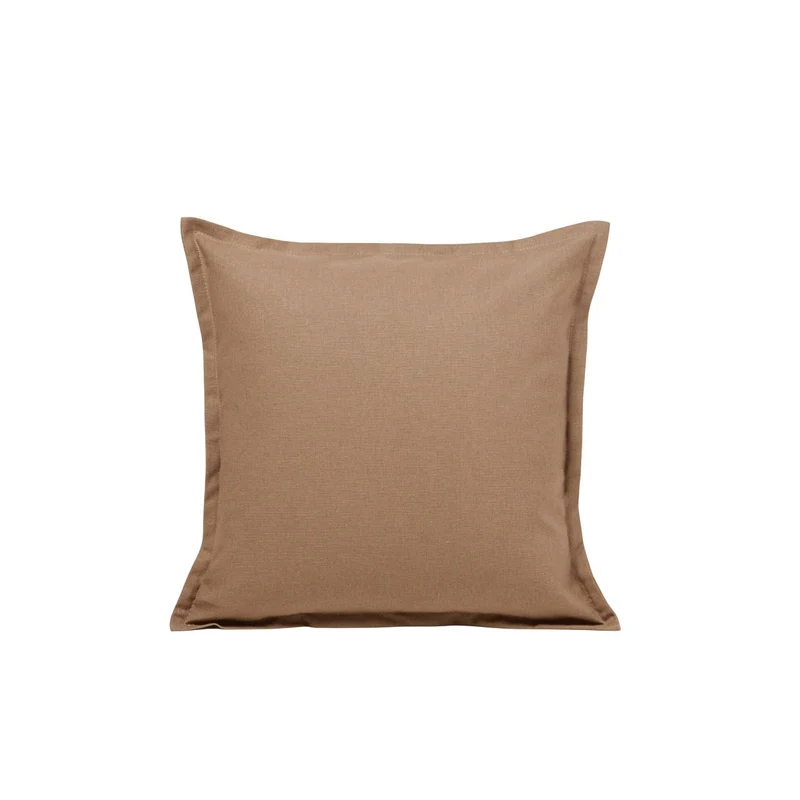 Housse de coussin LEOLINO brun smoky