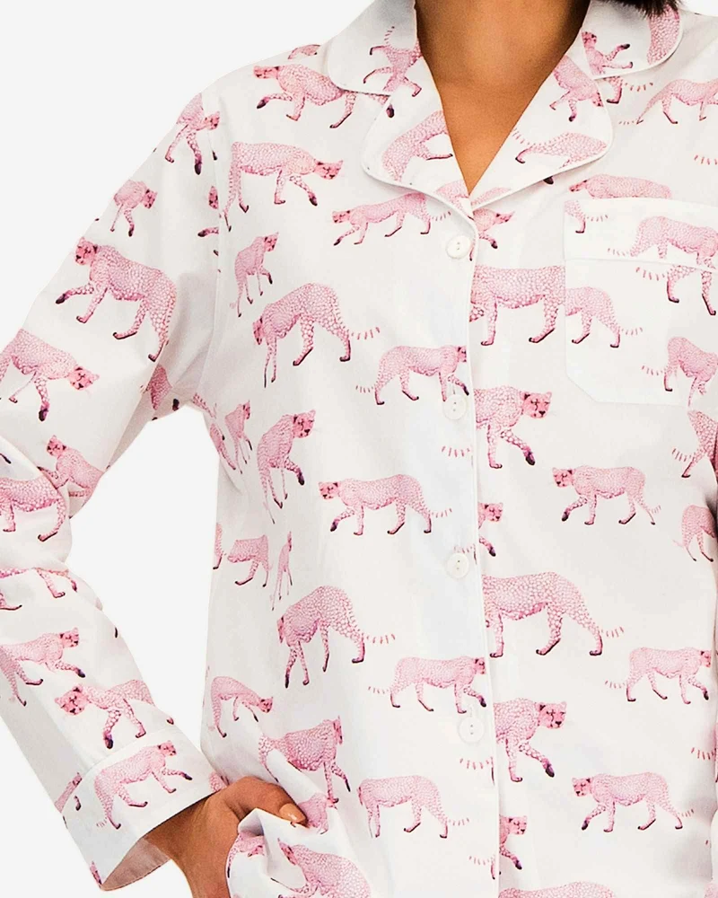 Women's Pyjamas – Pink Cheetah