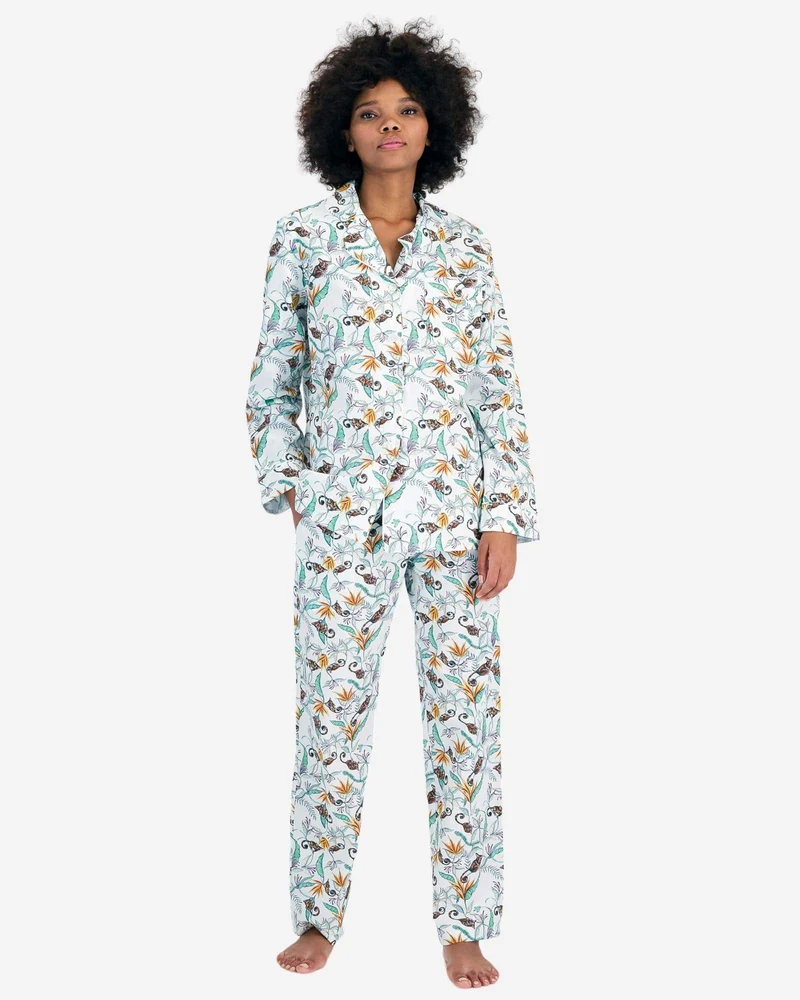 Women's white pyjamas - Nag Apies