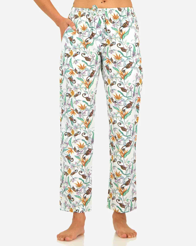 Women's white pyjamas - Nag Apies