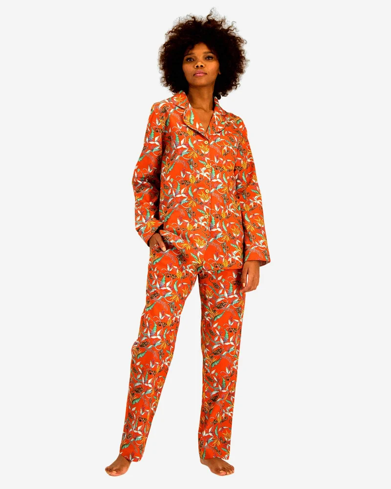 Women's Orange Pyjamas - Nag Apies