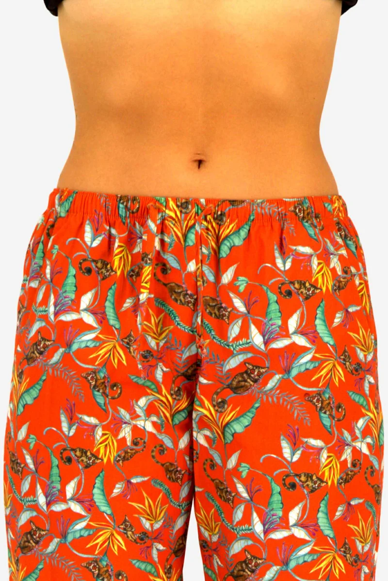 Women's Orange Pyjamas - Nag Apies