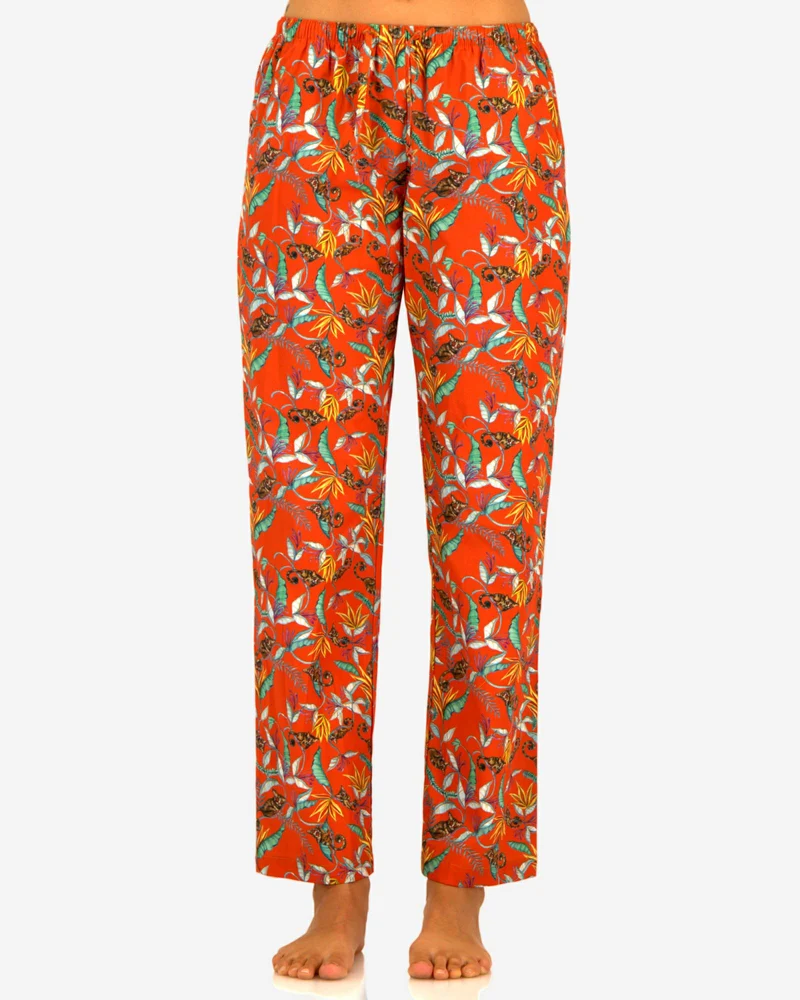 Women's Orange Pyjamas - Nag Apies