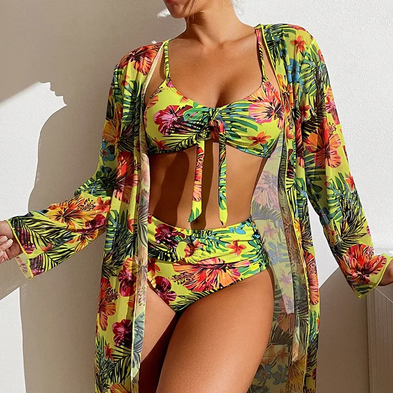 DeluxeDünen™ - Dreiteiliges Bikini-Set