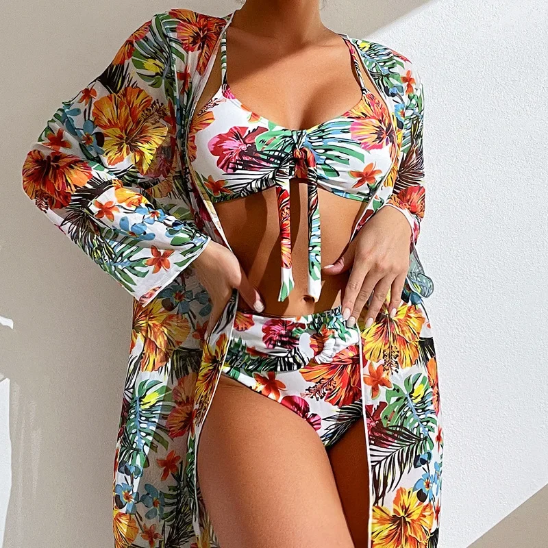 DeluxeDünen™ - Dreiteiliges Bikini-Set