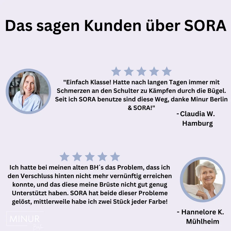 Sora Comfy Bra | Stütz-BH für ältere Frauen | Nahtlos & Bequem | Formend mit 5D Cups