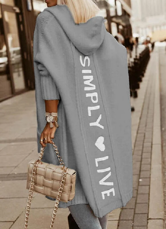 Damen Kapuzen-Cardigan aus Strick | Extra weich & warm mit 2 großen Taschen | Vielseitig für Alltag, Reise & Übergangszeit