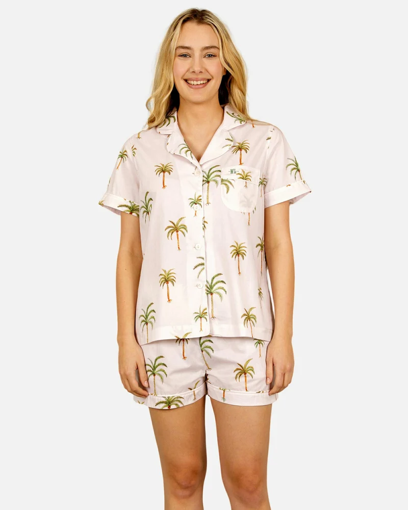 Women's short pyjamas set - Palm Beach