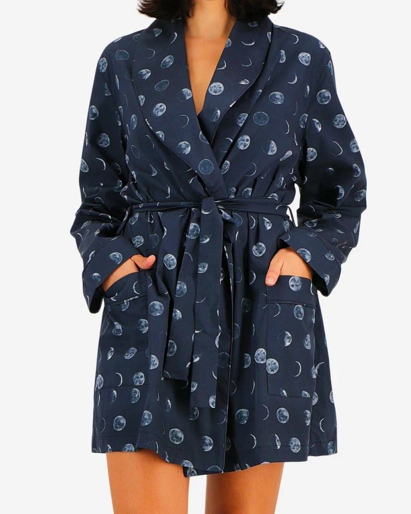 Women's dressing gown - Moons