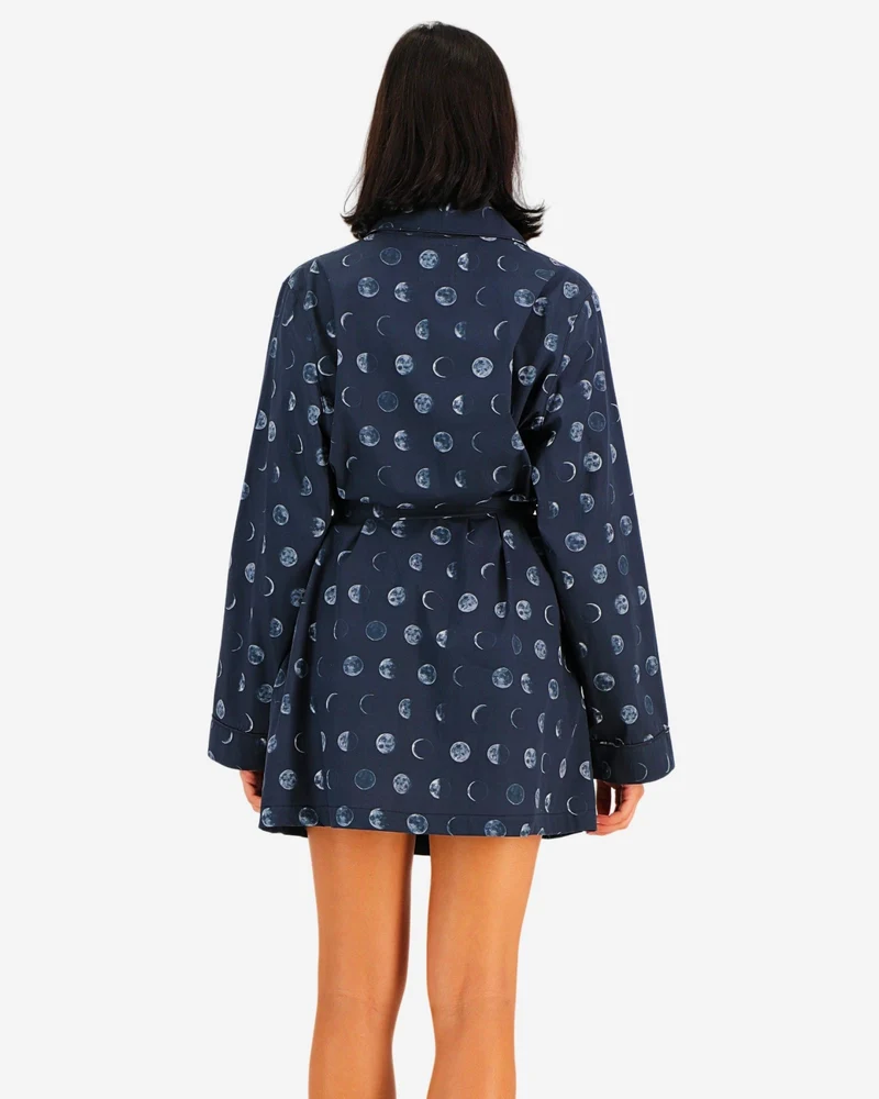Women's dressing gown - Moons