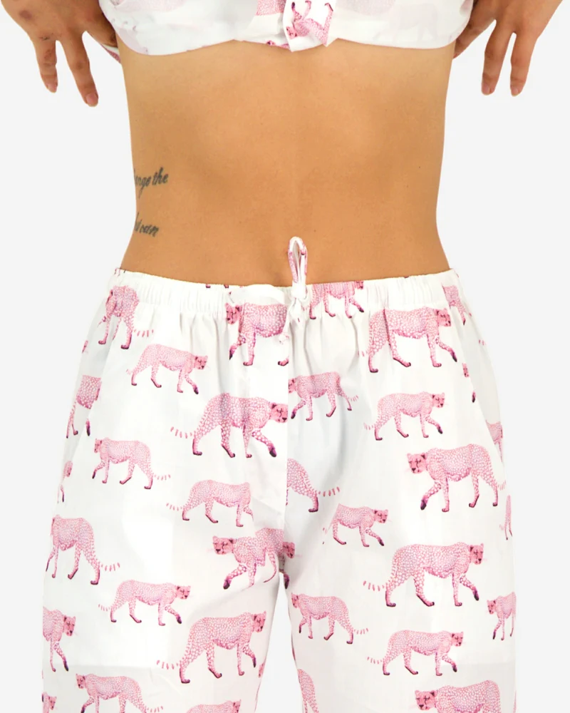 Women's Lounge Pants – Pink Cheetah