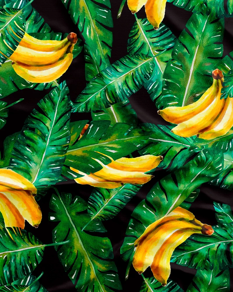 Men's Boxer Briefs - Bananas on Leaves