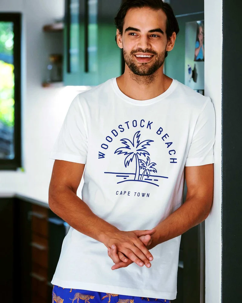 Men's T-shirt - Woodstock Beach