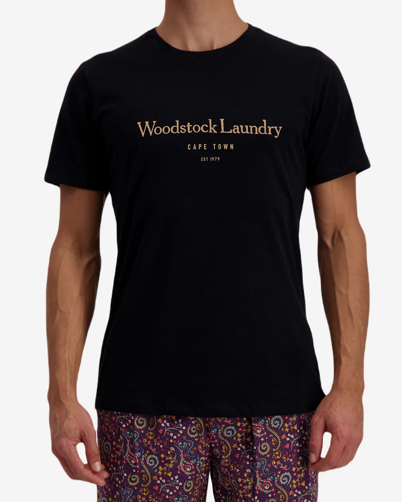 Men's T-shirt - Typo On Black