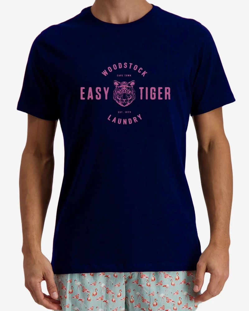 Men's T-shirt - Easy Tiger Pink
