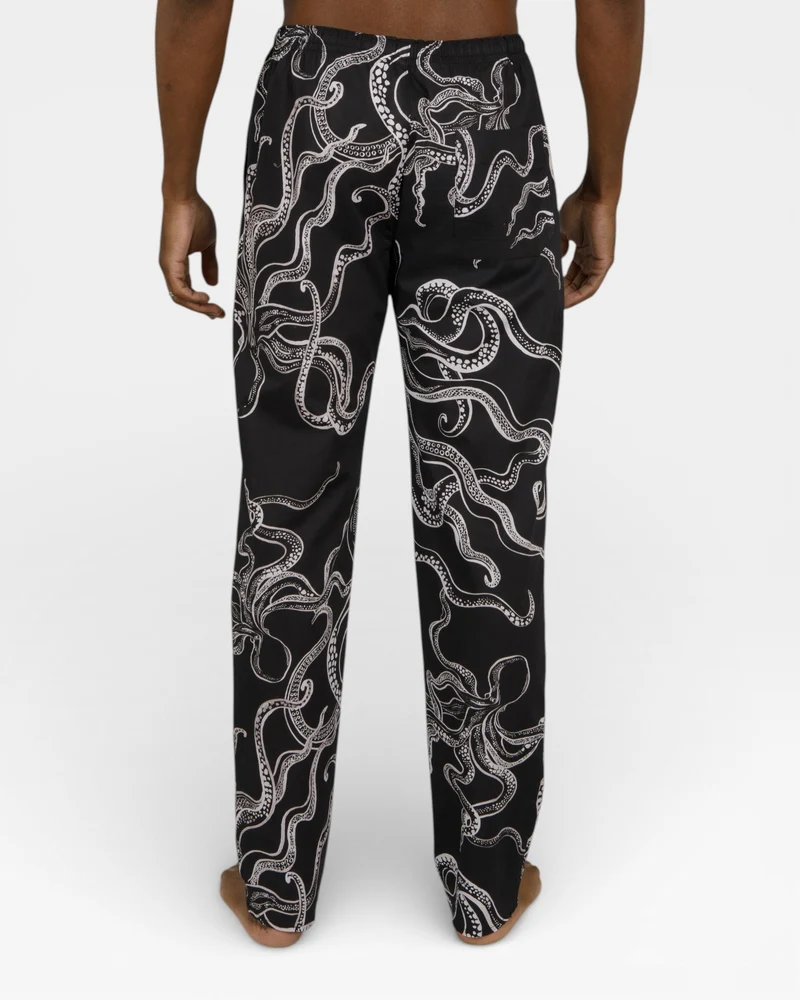 Men's Pyjamas – Octopus Black