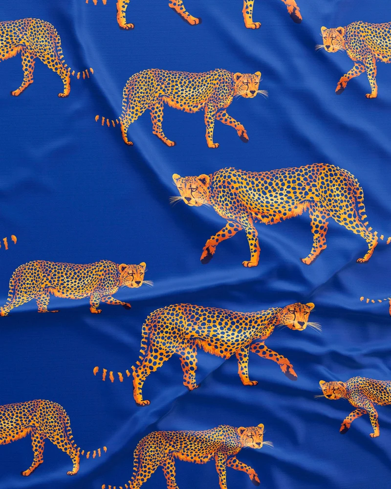 Men's Pyjamas – Blue Cheetah