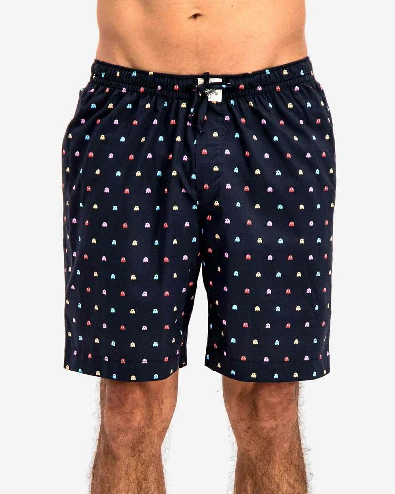 Men's Dark Blue Lounge Shorts - P-Ghost