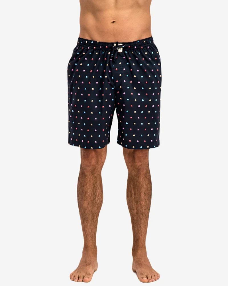 Men's Dark Blue Lounge Shorts - P-Ghost