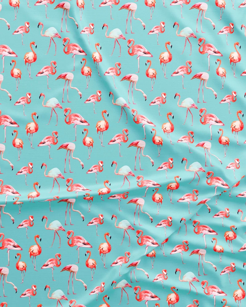 Men's Lounge Shorts - Flamingo Blue