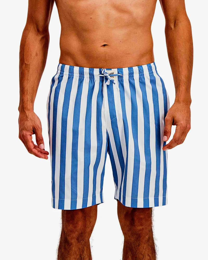 Men's Lounge Shorts – Beach Stripe