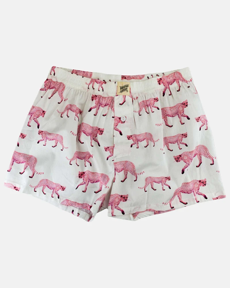 Men's Boxer Shorts – Pink Cheetah