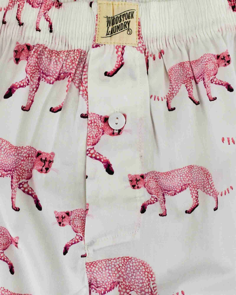 Men's Boxer Shorts – Pink Cheetah