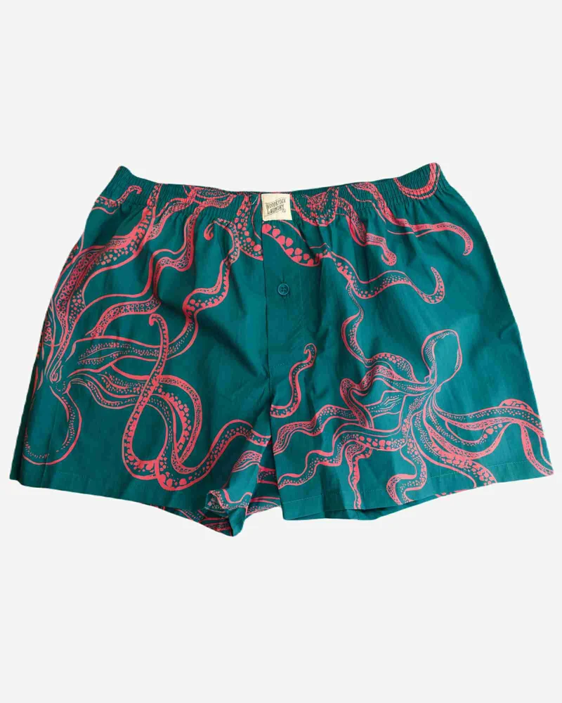 Men's Boxer Shorts – Octopus Pink