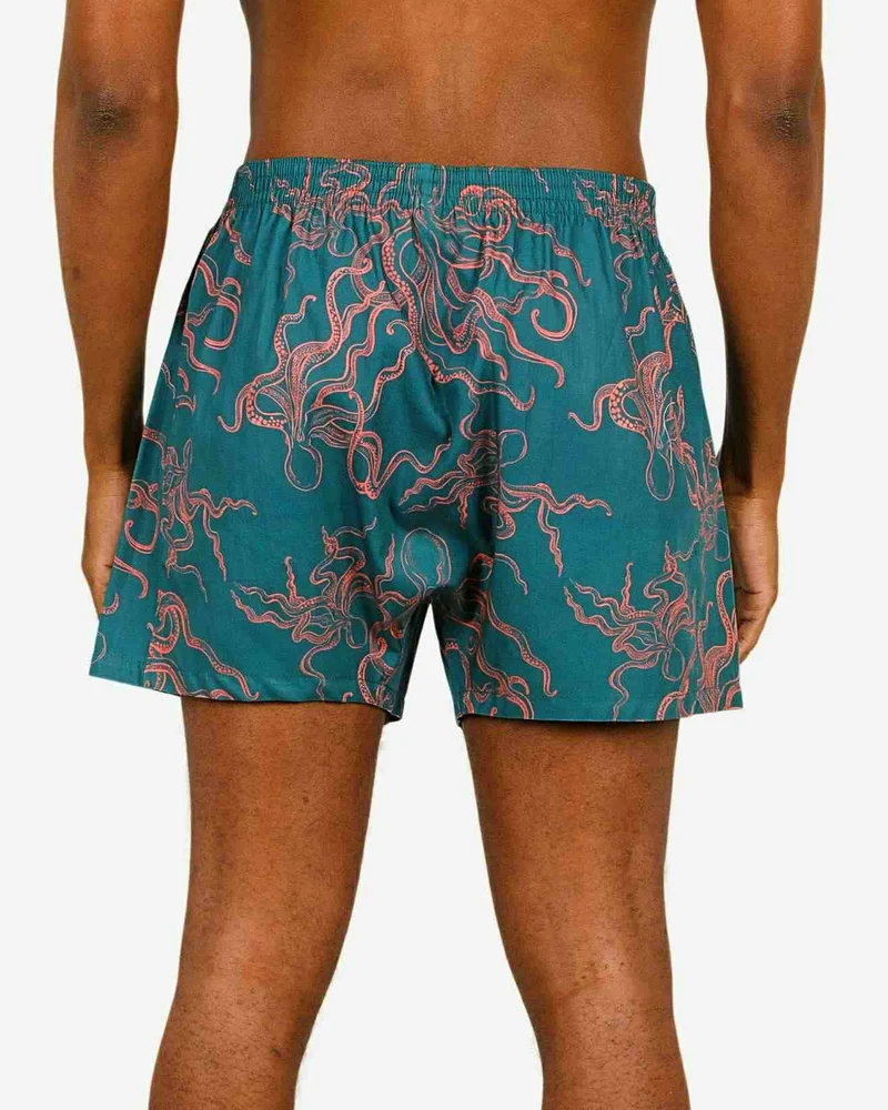 Men's Boxer Shorts – Octopus Pink