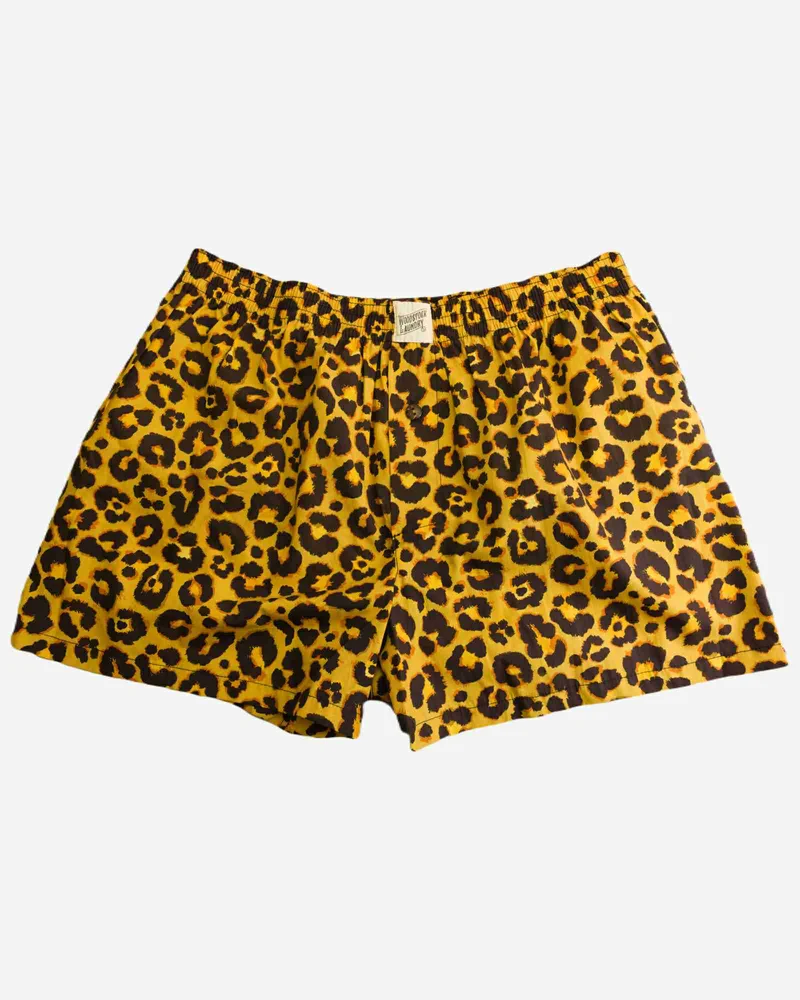 Men's Boxer Shorts - Leopard Skin