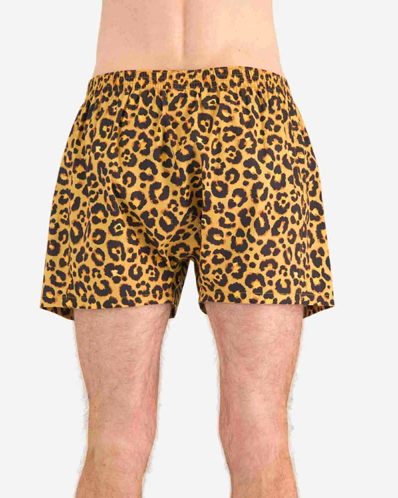 Men's Boxer Shorts - Leopard Skin