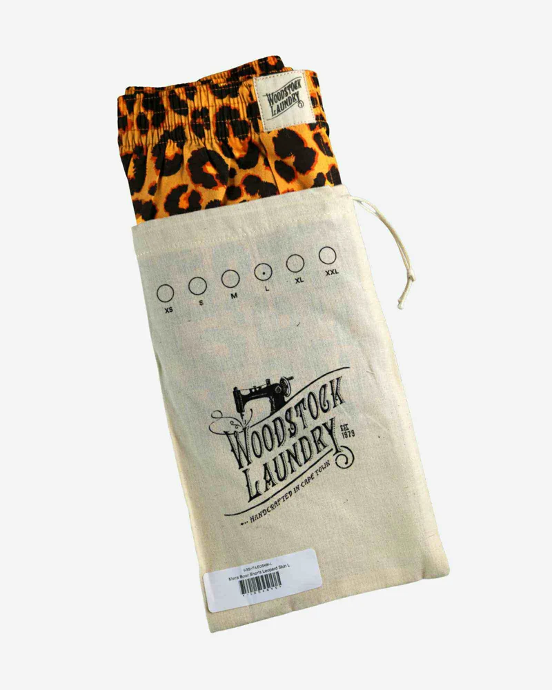 Men's Boxer Shorts - Leopard Skin
