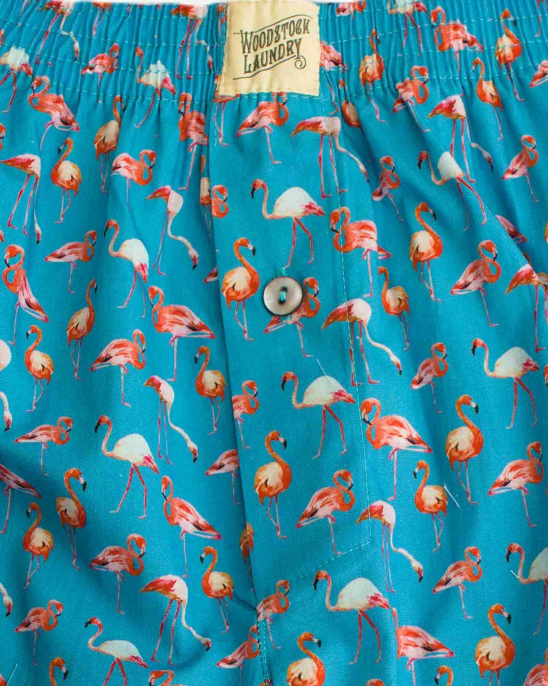 Men's Boxer Shorts – Flamingo Blue