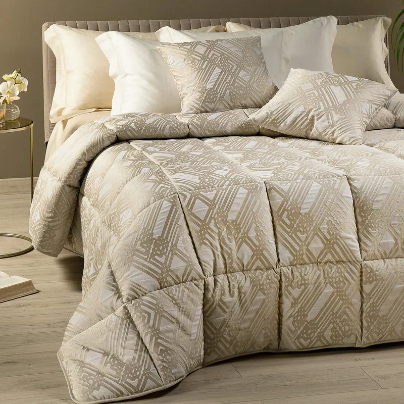 Trapunta georgia Floreale in Raso Jacquard 300 gr/mq