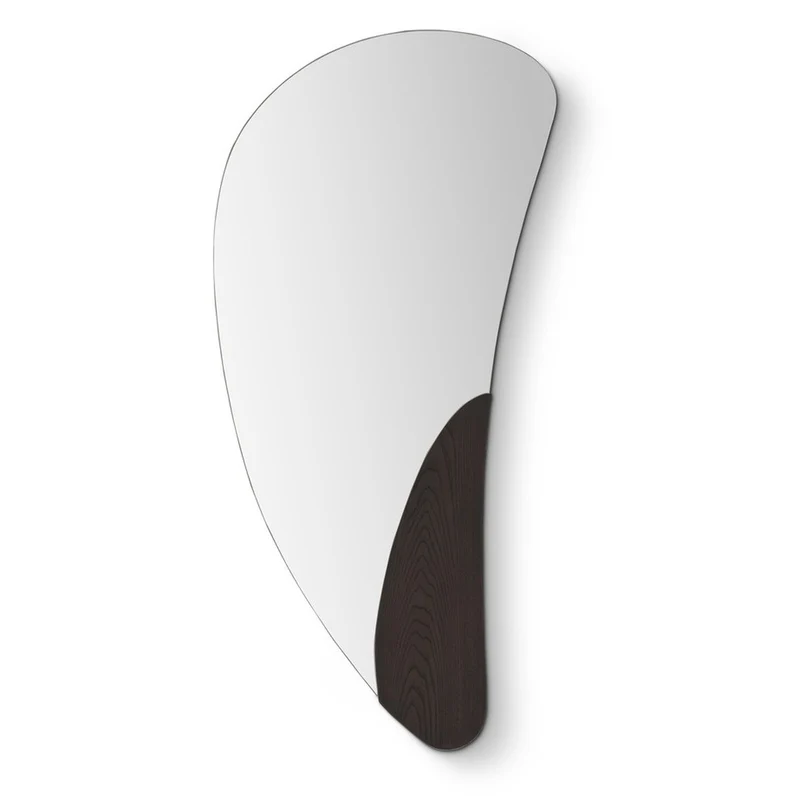 Casa Padrino Luxus Wandspiegel Messing 70 x 137 x H. 4.2 cm - Wandspiegel mit Spiegelglas - Moderne Wohnzimmer Möbel - Luxus Qualität