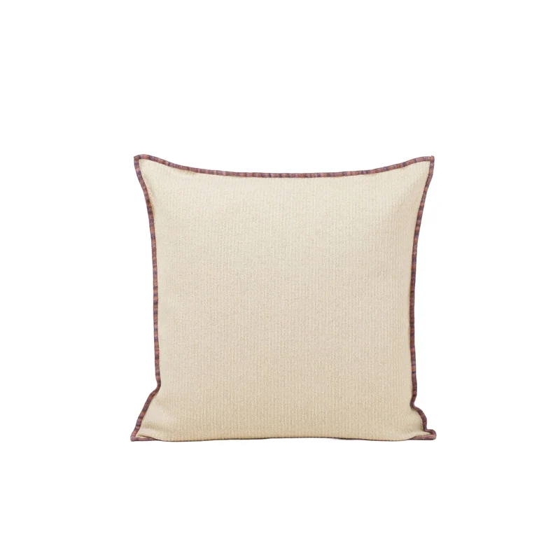 Housse de coussin GHABY naturel et bourdon en dégradé