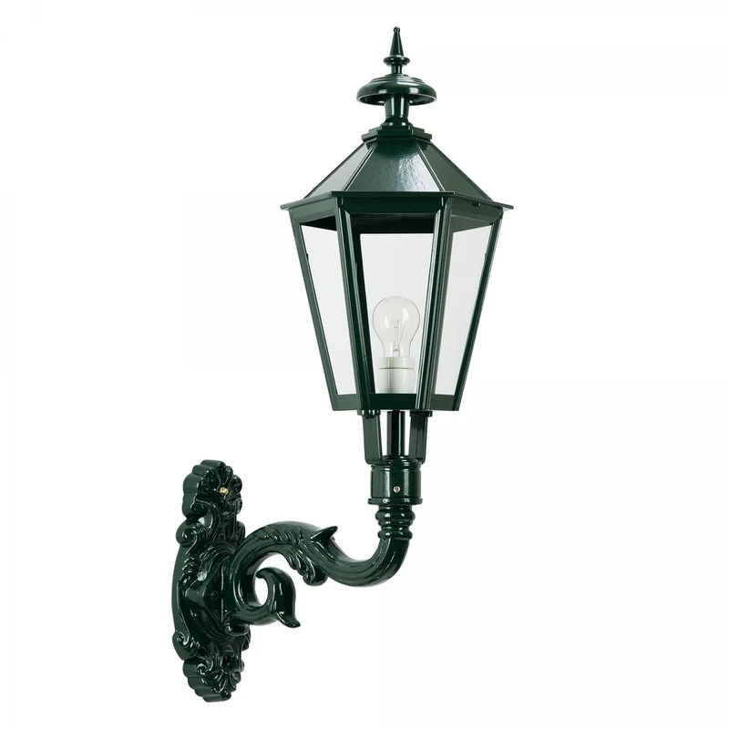 Casa Padrino Jugendstil Außenwandleuchte 29 x 44 x H. 88 cm - Verschiedene Farben - Nostalgische Wetterfeste Außenleuchte