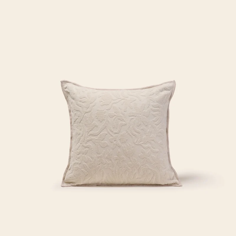 Housse de coussin CORINNA ivoire