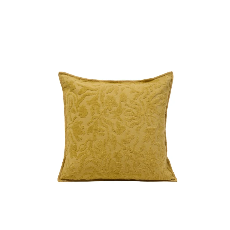 Housse de coussin CORINNA jaune indien