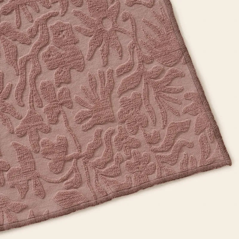 Plaid CORINNA rose ancien