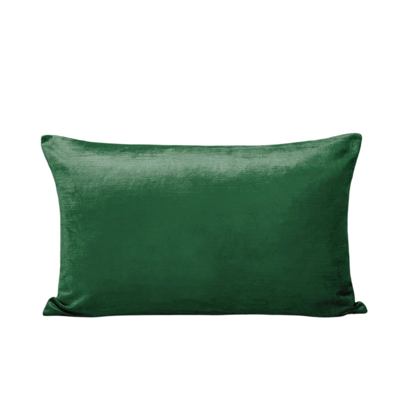 Housse de coussin CASTIGLIONE vert pin et taupe