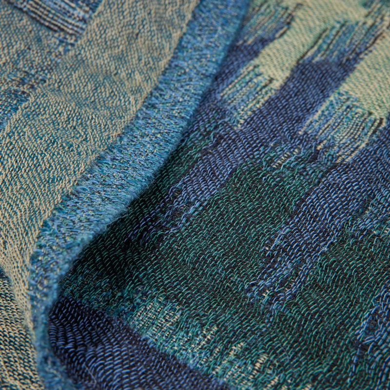 Plaid KHAN indigo